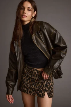 Hot Sahara Leopard Micro Mini Skirt Going Out Bottoms|Date Night Bottoms