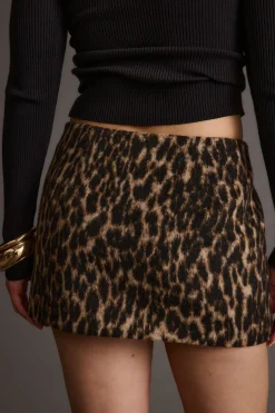 Hot Sahara Leopard Micro Mini Skirt Going Out Bottoms|Date Night Bottoms