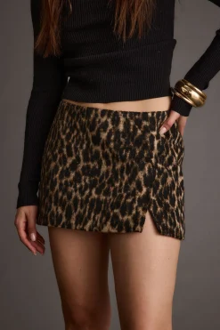 Hot Sahara Leopard Micro Mini Skirt Going Out Bottoms|Date Night Bottoms