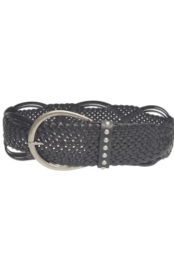 Fashion Scout Black Braided Belt Belts|Festival Shoes + Accessories