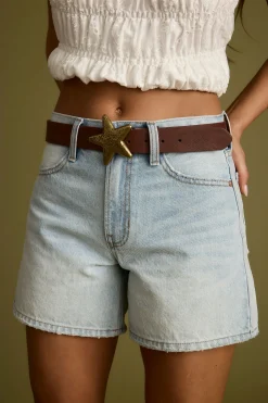 Clearance Seaside Brown and Gold Belt Belts