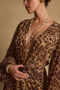 Online Selah Gold and Pearl Necklace Jewelry|Golden Hour Bachelorette