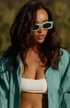 New Serpentine Green & White Marble Sunglasses Festival Shoes + Accessories|Sunnies Shop