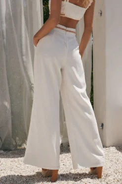 Clearance Summer Night City Buckle Trousers Work Wear Bottoms|Pants