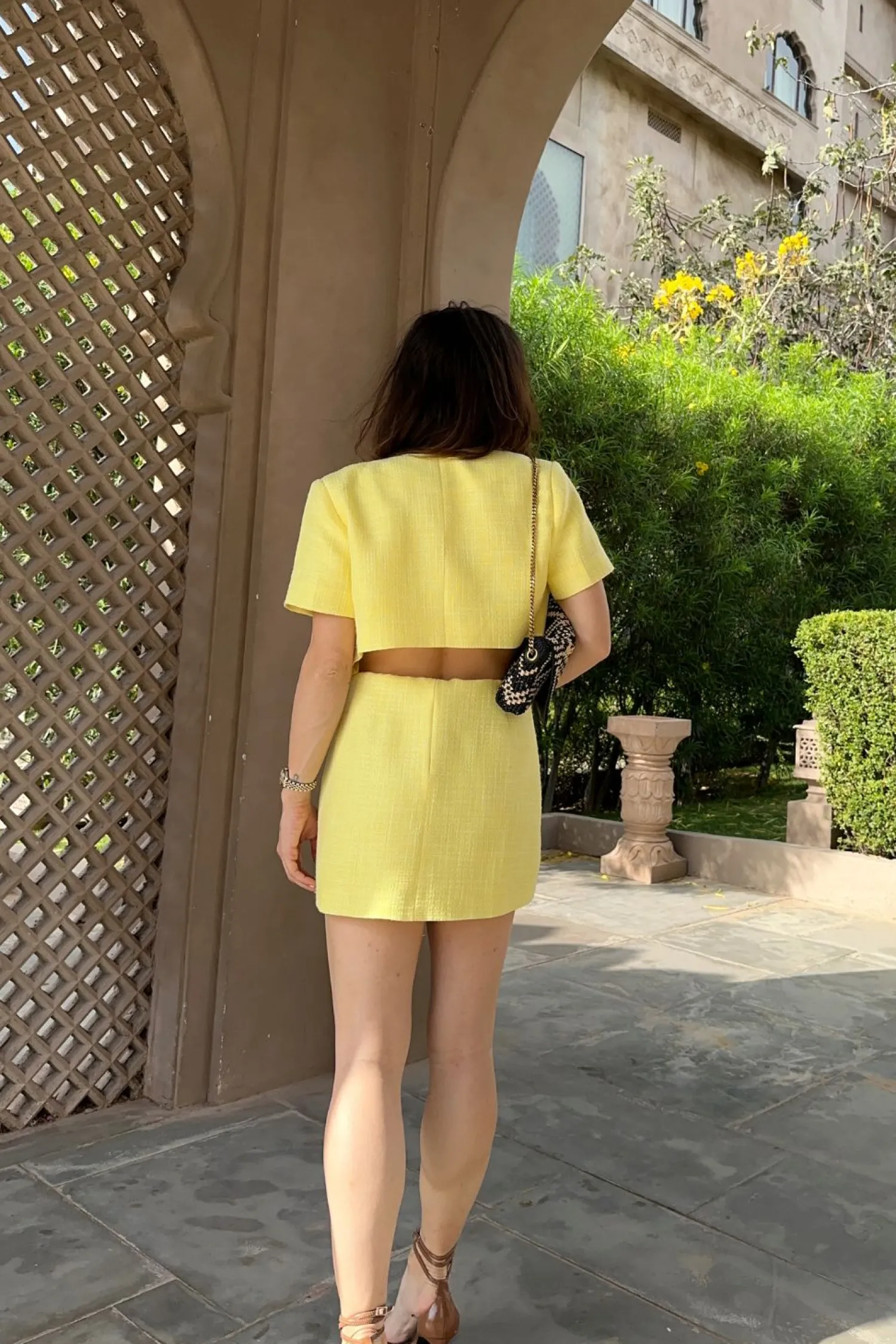 Sale Sunday Yellow Mini Skirt Skirts|Vacation Sets