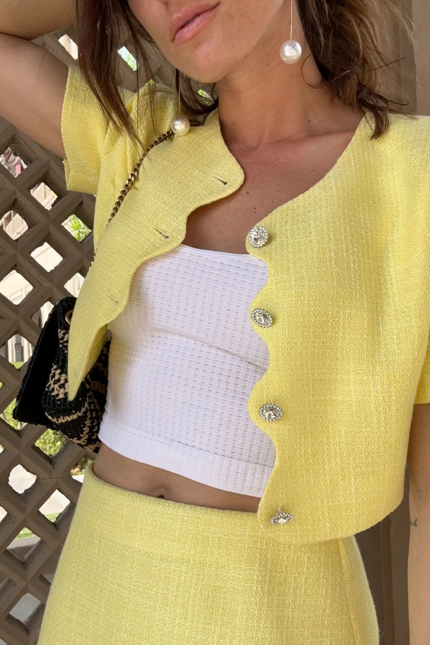 Sale Sunday Yellow Mini Skirt Skirts|Vacation Sets