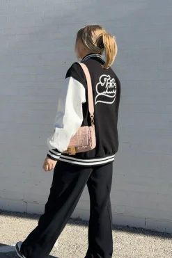 Clearance 12th Tribe Letterman Jacket Outerwear|Jackets