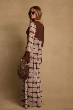 Discount Thea Block Print Maxi Dress Day Dresses|Vacation Dresses