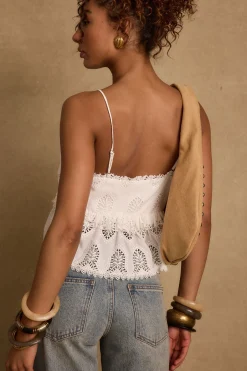 Online Tita White Eyelet Top Tees + Tanks|The White Edit