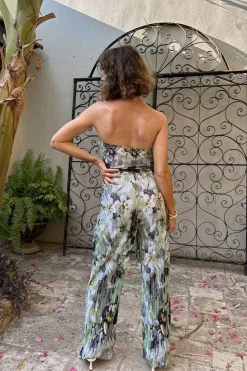 Outlet Verbena Plisse Strapless Jumpsuit Jumpsuits + Rompers