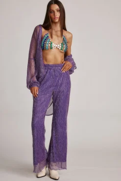 New Victoria Purple Pull On Pants Pants