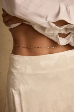 Clearance Virgo Gold Layered Belly Chain Jewelry|Seashells + Wedding Bells