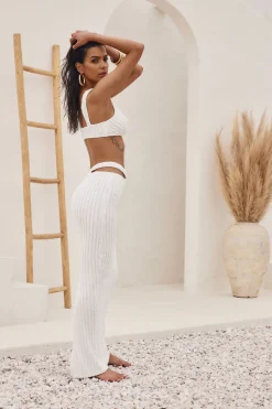 Clearance West Coast White Crop Top Tees + Tanks|The White Edit