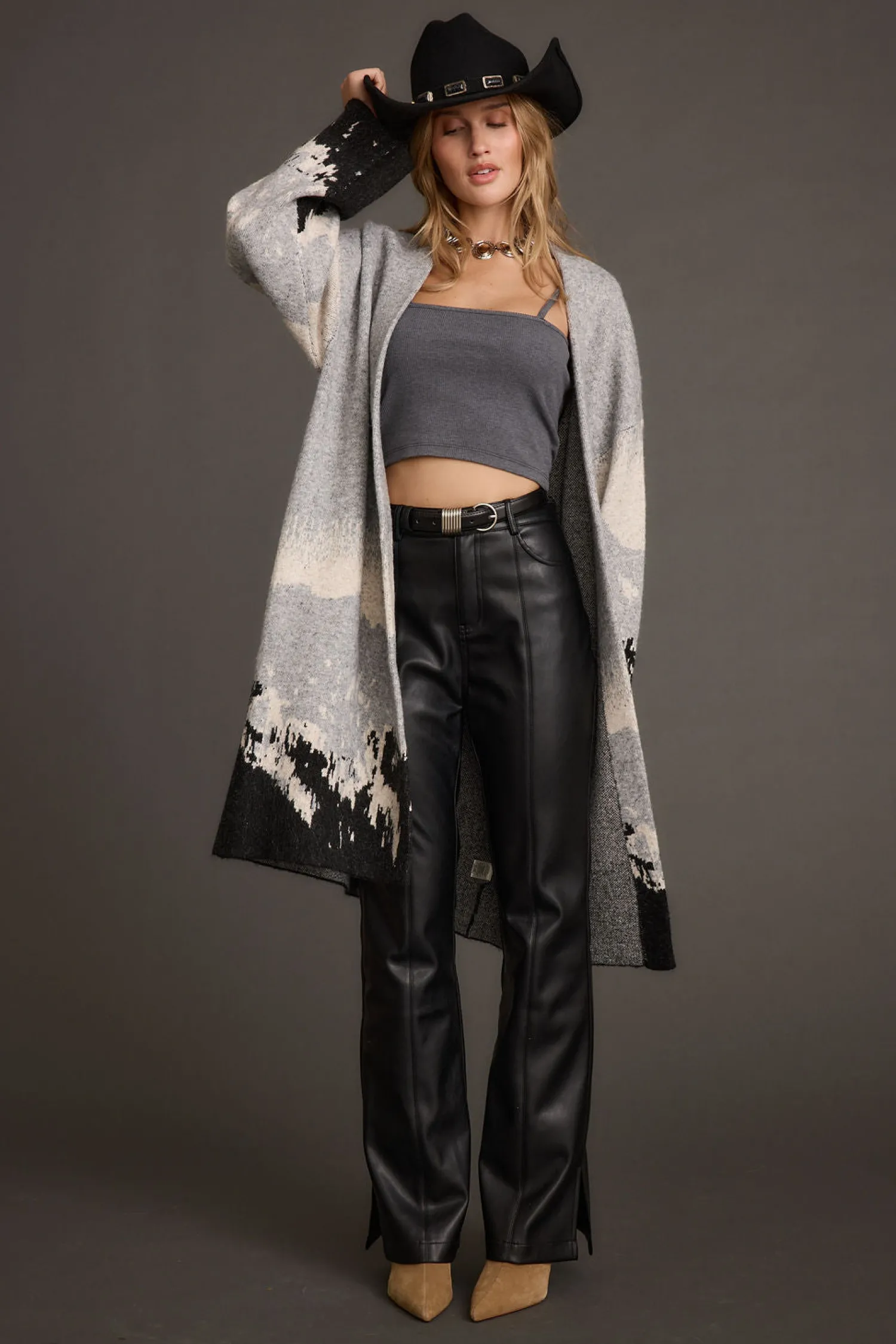 New Yellowstone Printed Duster Cardigan Jackets|Sweaters + Cardis