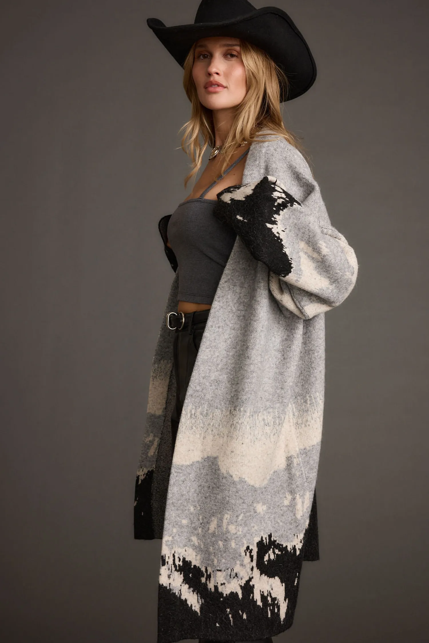 New Yellowstone Printed Duster Cardigan Jackets|Sweaters + Cardis
